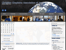 Tablet Screenshot of christianchaplainsassociation.org